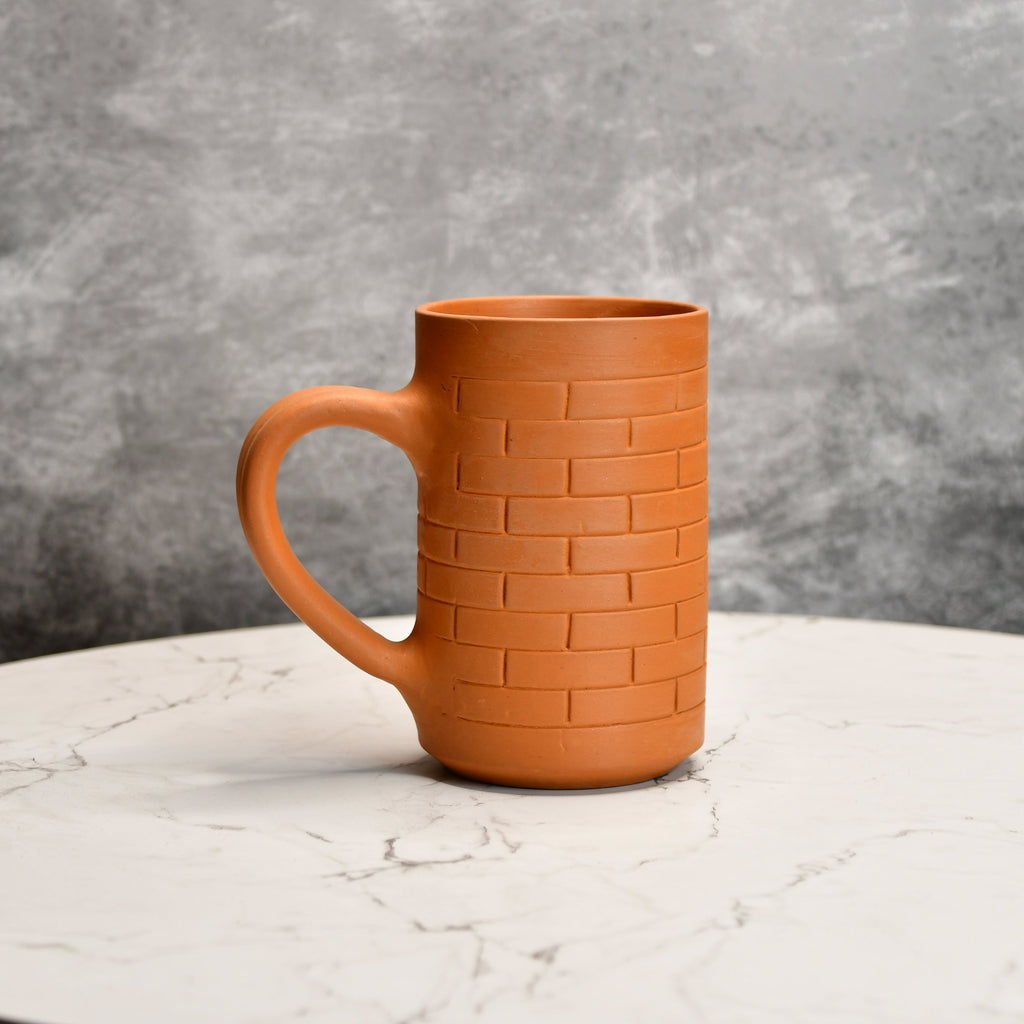 Sowpeace Premium 600ml Unglazed large Terracotta Mug | Grocsy