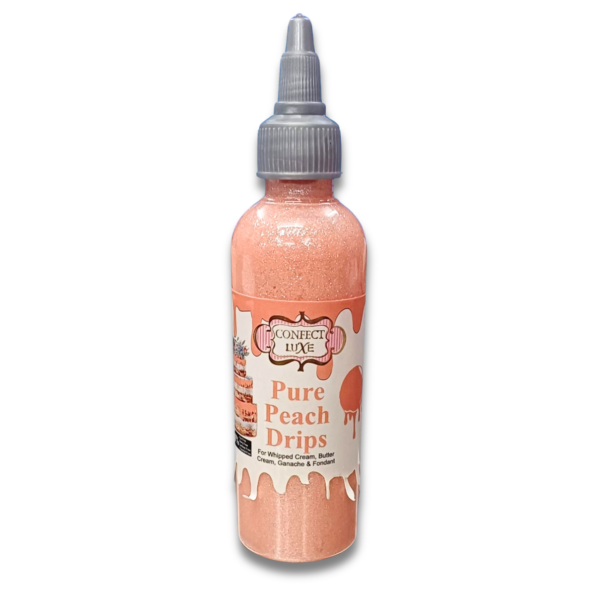 Confect Pure Peach | Edible Drips | Grocsy