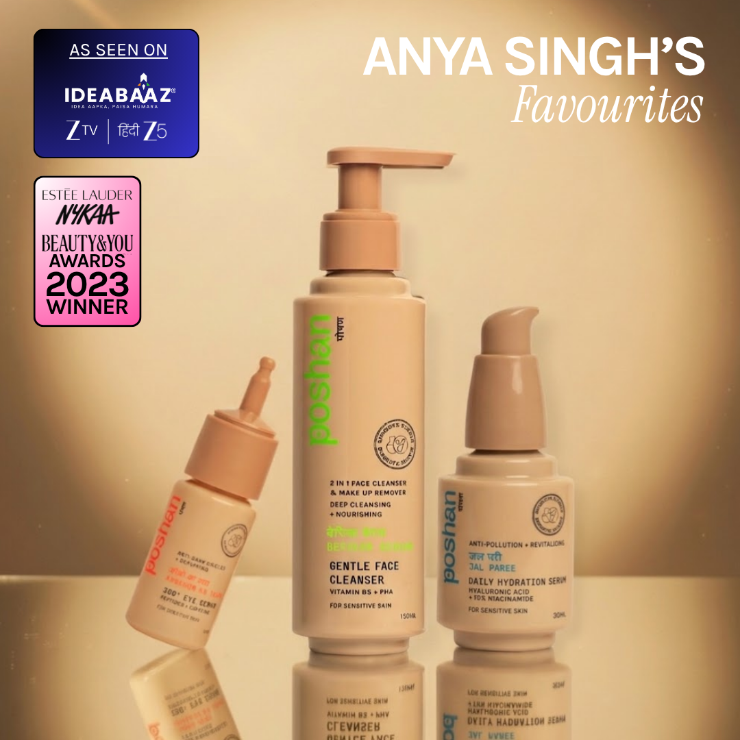 Poshan Skincare Anya Ke Sitaare - Essentials Pack | Grocsy