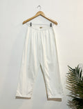 trueBrowns White Gauze Pant | Grocsy