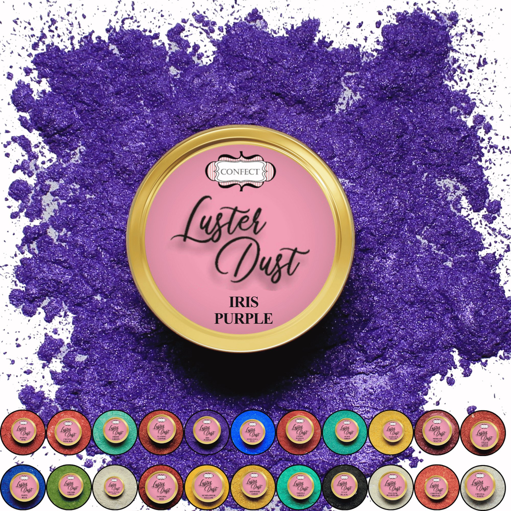 Confect Iris Purple | Edible Luster Dust | Grocsy