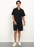 Fabmade Core Black Linen Co-Ord | Grocsy