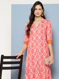 Ahalyaa Women Ethnic Motifs Printed Regular Gotta Patti Kurta with Palazzos | Grocsy