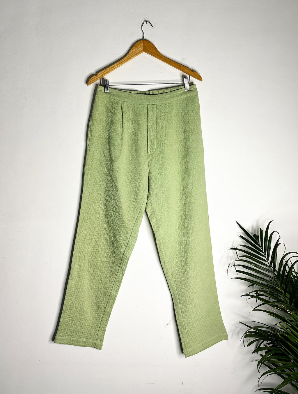 trueBrowns Green Cotton Men's Pant | Grocsy