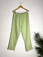 trueBrowns Green Cotton Men's Pant | Grocsy