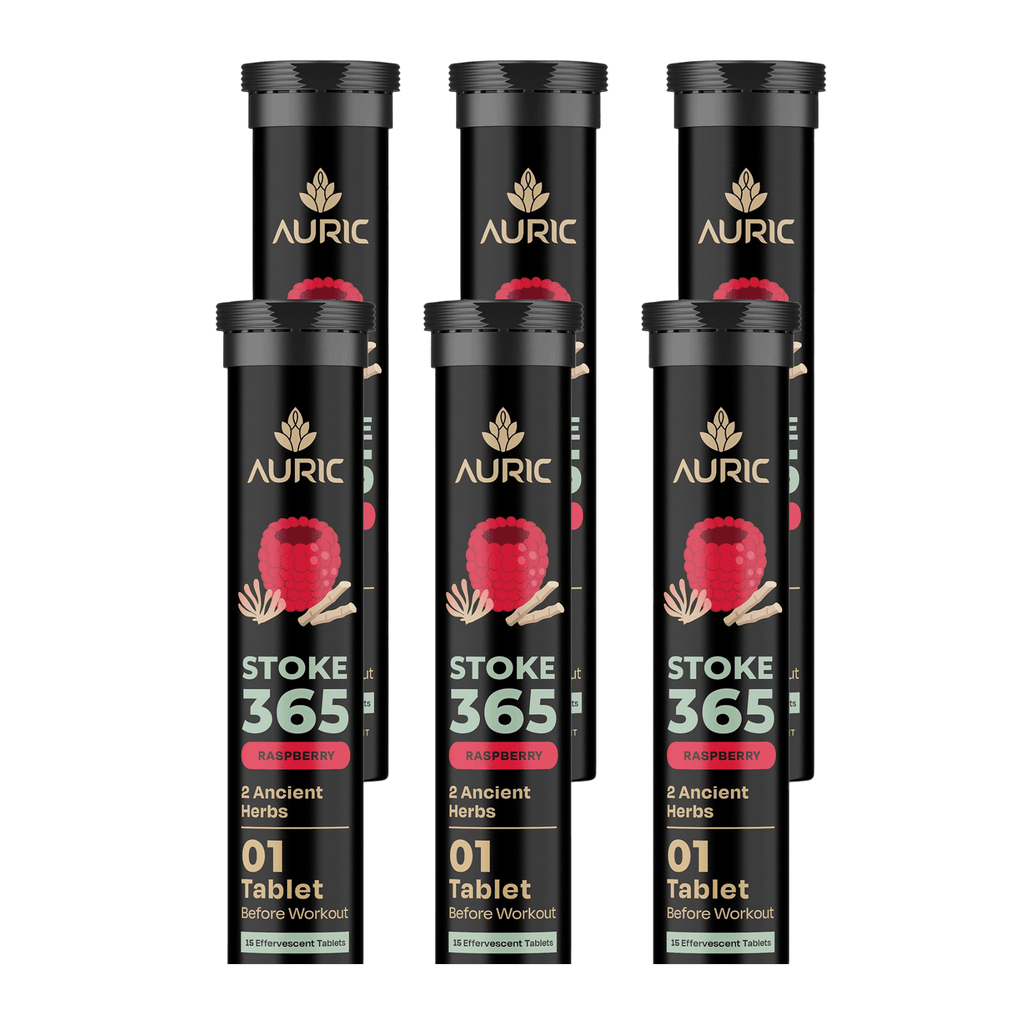 Auric STOKE365 Effervescent Tablets | Raspberry Flavour | Grocsy