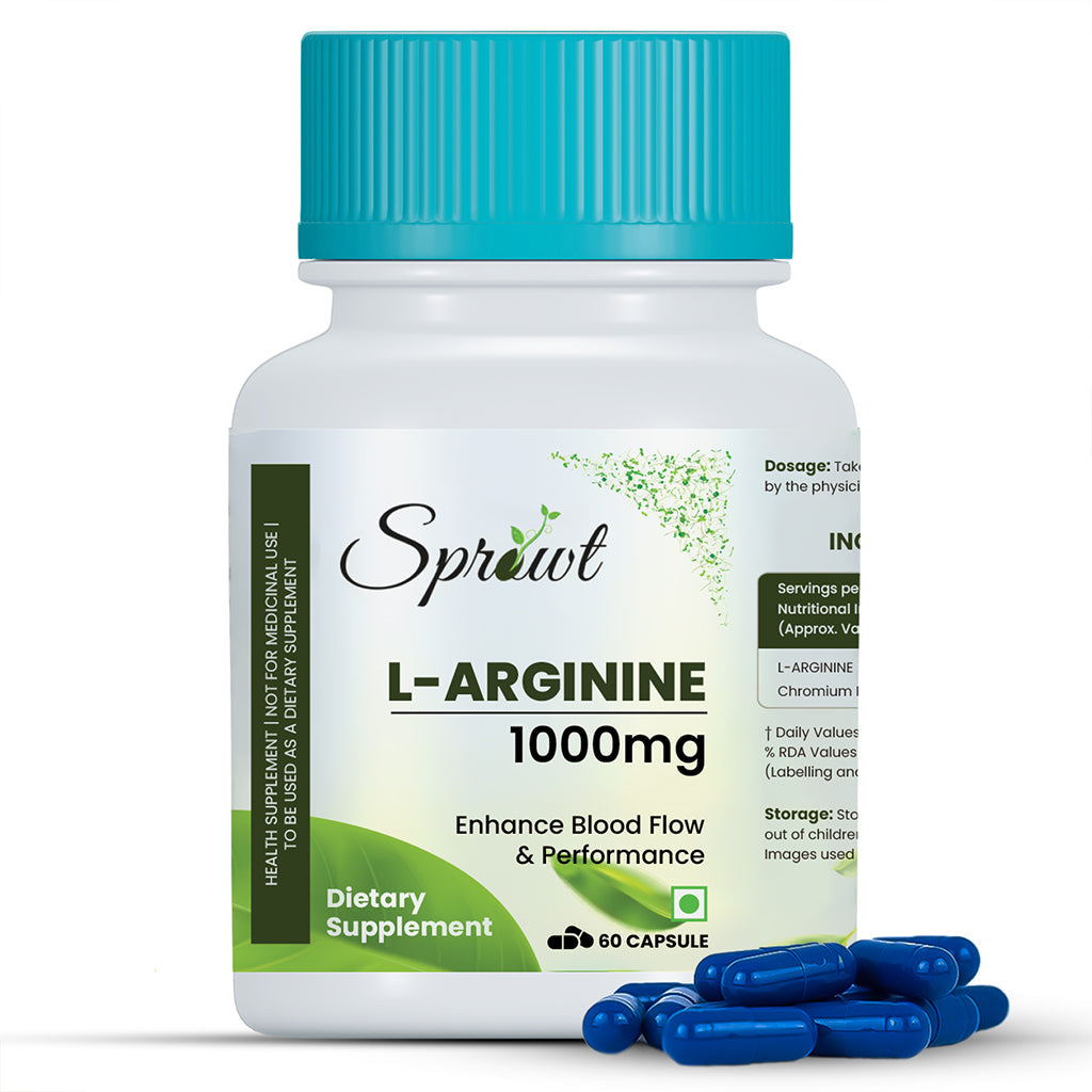 Sprowt L-Arginine Capsules | Grocsy