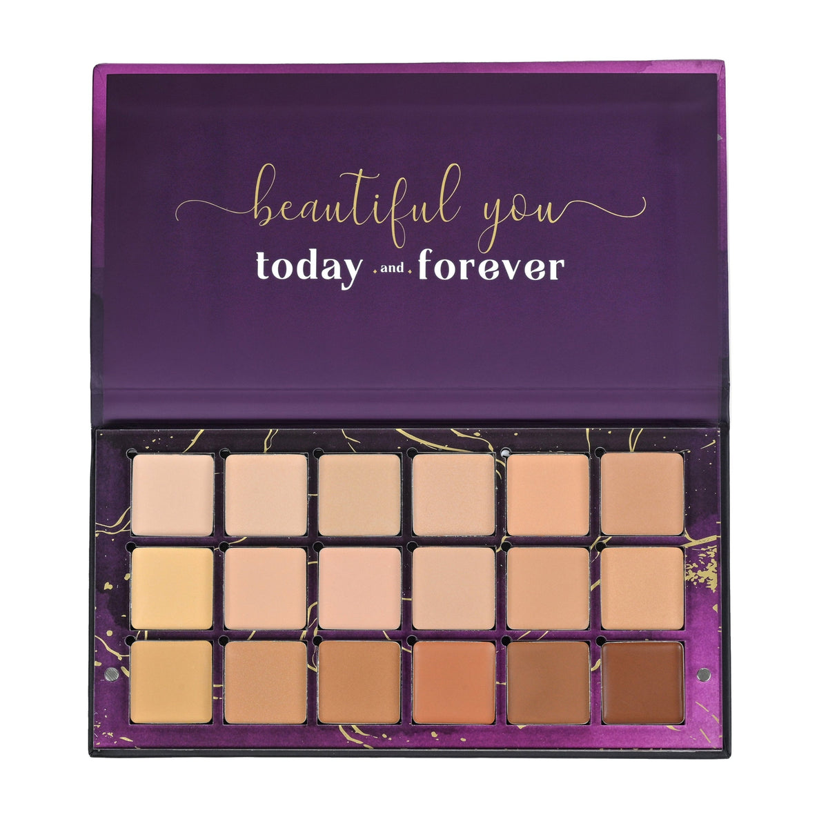 Aflairza The Flawless Edit Conceal & Correct Palette with 18 Super-Creamy Shades | Grocsy