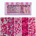 Confect Shimmering Charm I Silver & White Pearls | Edible Mother's Day Sprinkles | Grocsy