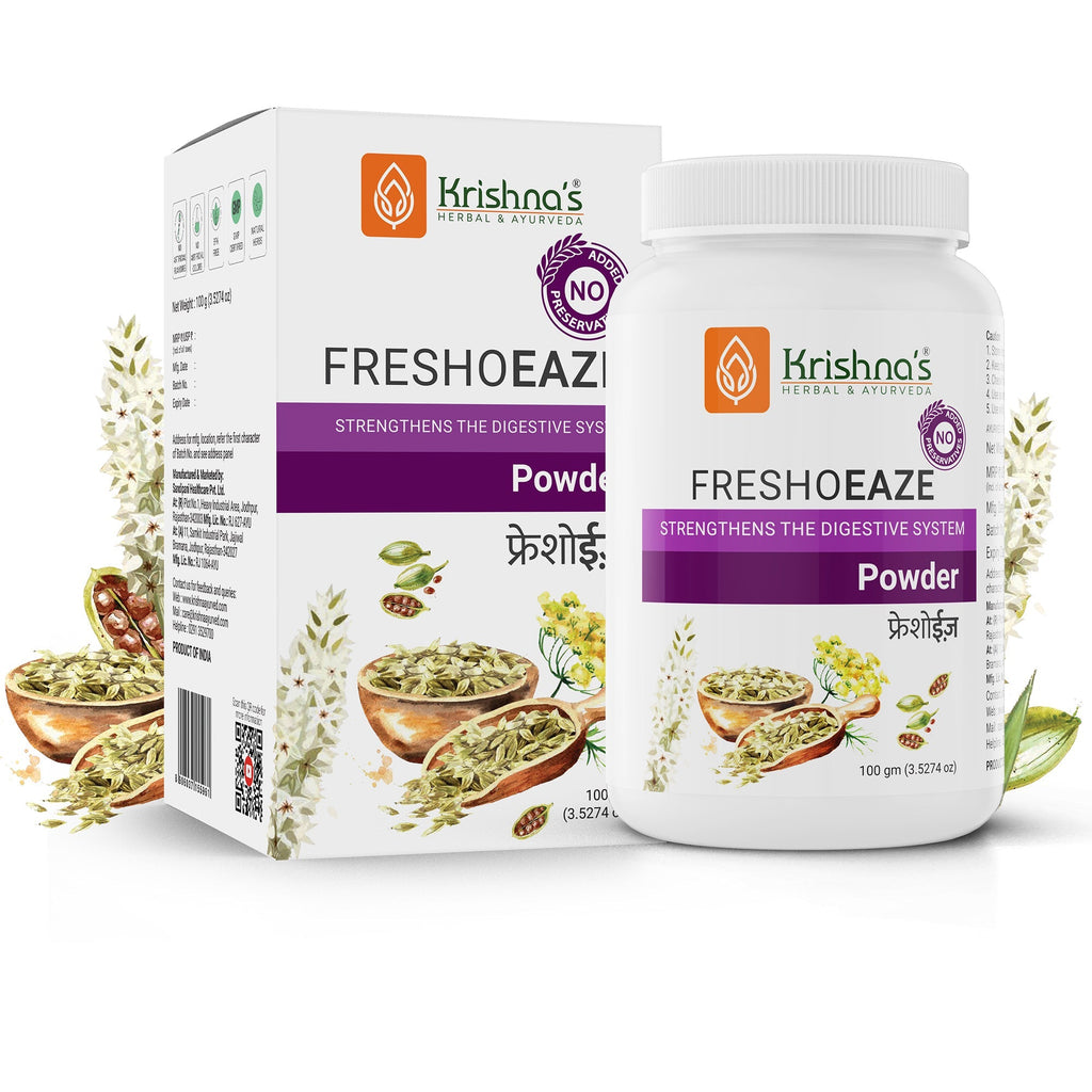 Krishna'S Herbal & Ayurveda Freshoeaze Powder | Grocsy