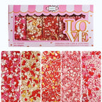 Confect Valentine Sprinkles | 08 Edible Decoration for Baking & Dessert | Grocsy