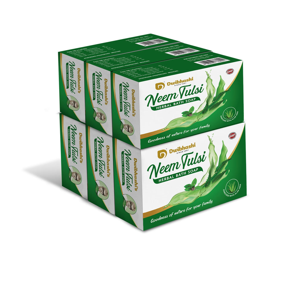 Dwibhashi Neem Tulsi Soap | Grocsy