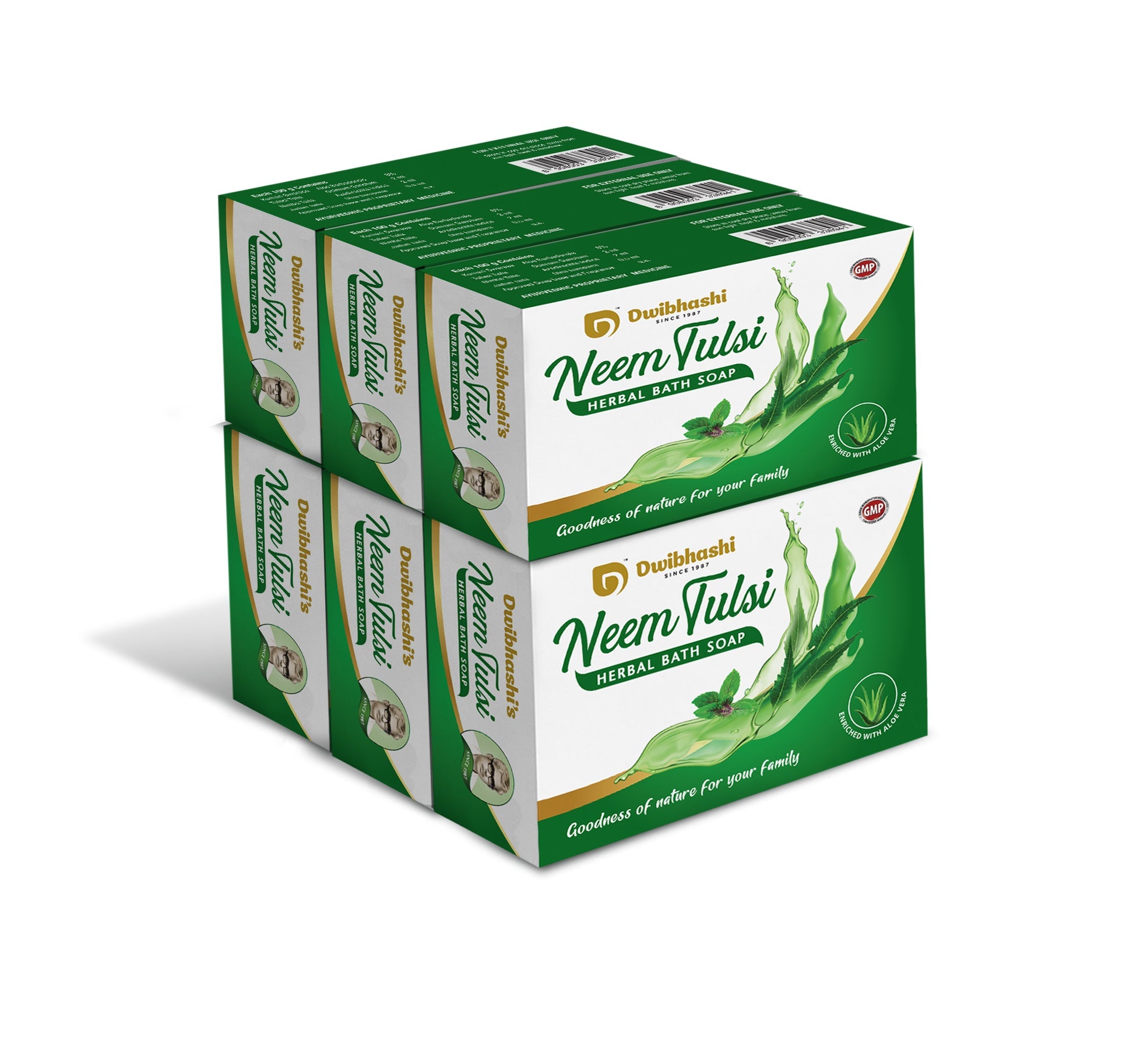 Dwibhashi Neem Tulsi Soap | Grocsy