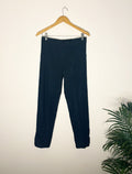 trueBrowns Blue Wollen Pant | Grocsy