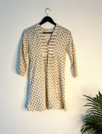 trueBrowns Print Short Kurta | Grocsy