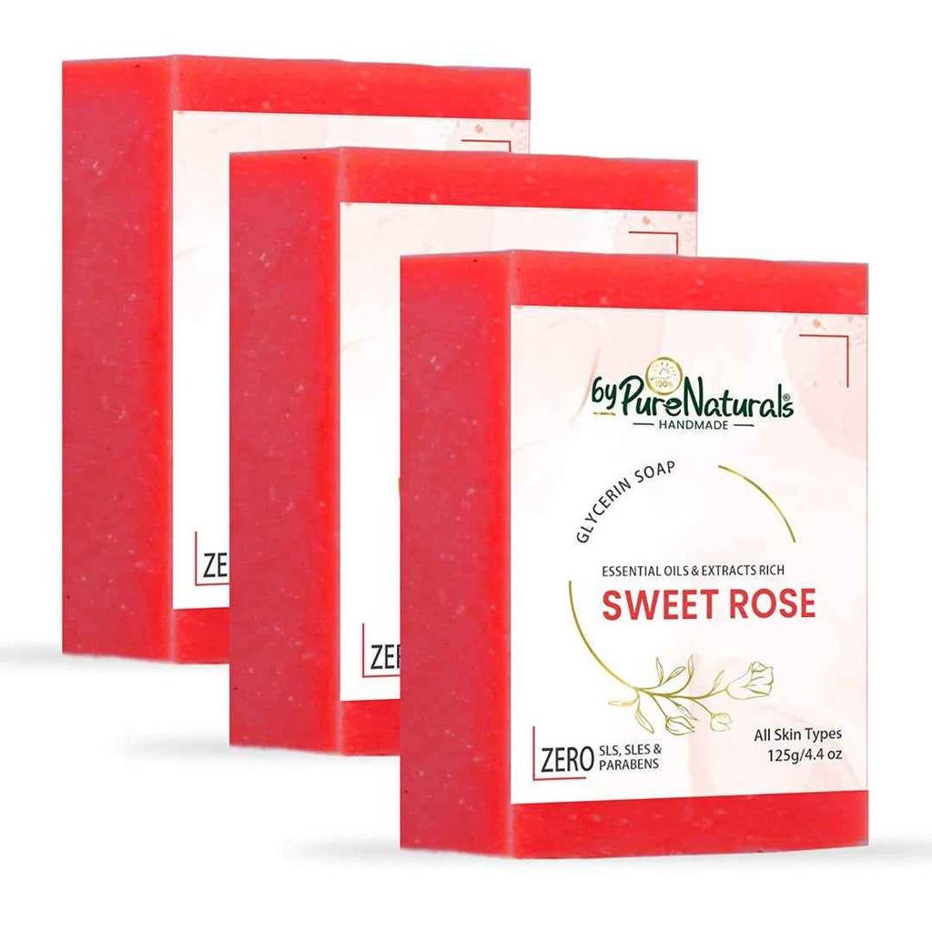 byPureNaturals Sweet Rose Soap | Grocsy