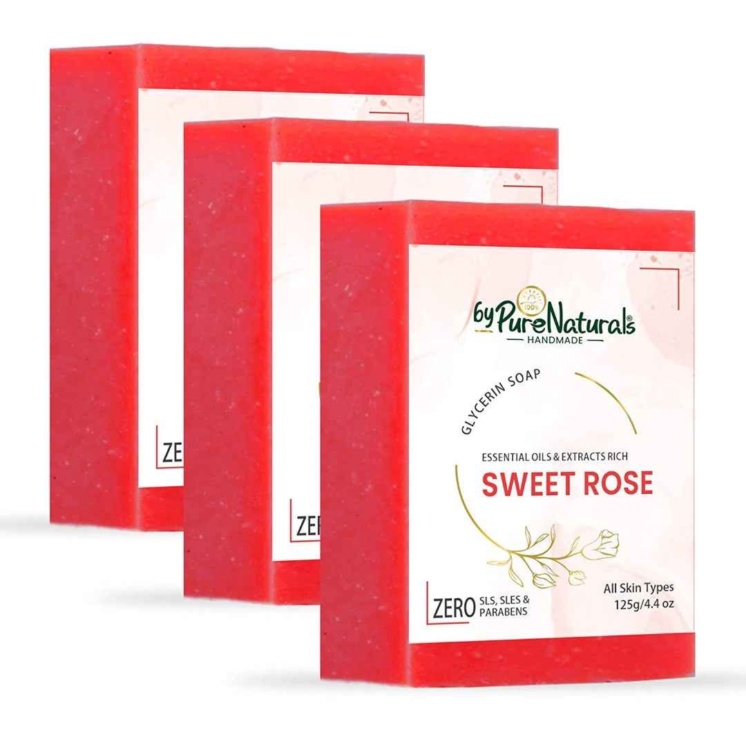 byPureNaturals Sweet Rose Soap | Grocsy