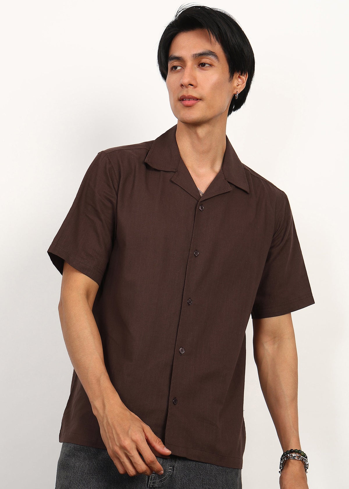 Fabmade Cocoa Drift Shirt | Grocsy