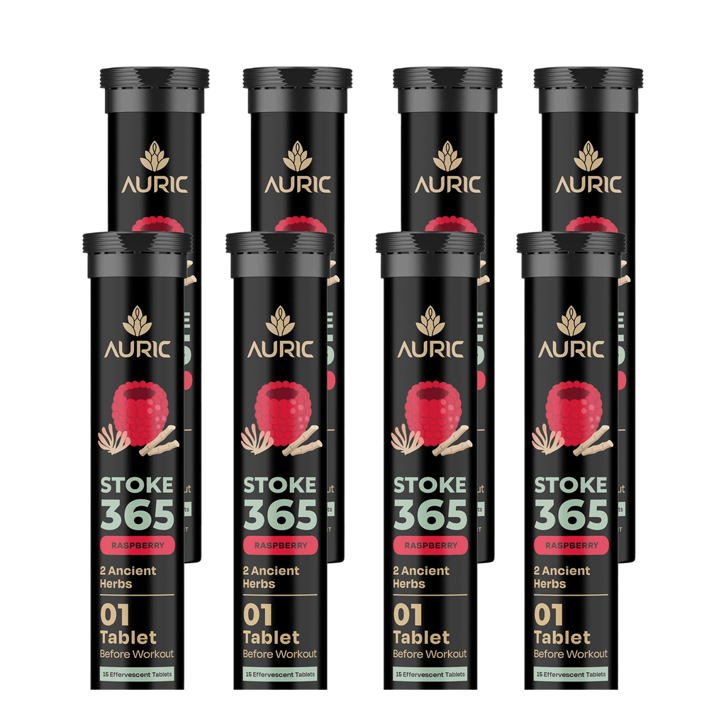 Auric STOKE365 Effervescent Tablets | Raspberry Flavour | Grocsy