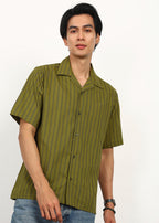 Fabmade Olive Rhythm Shirt | Grocsy