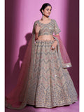 Myra Tan Gota Silk Embroidered Designer Lehenga Choli | Grocsy