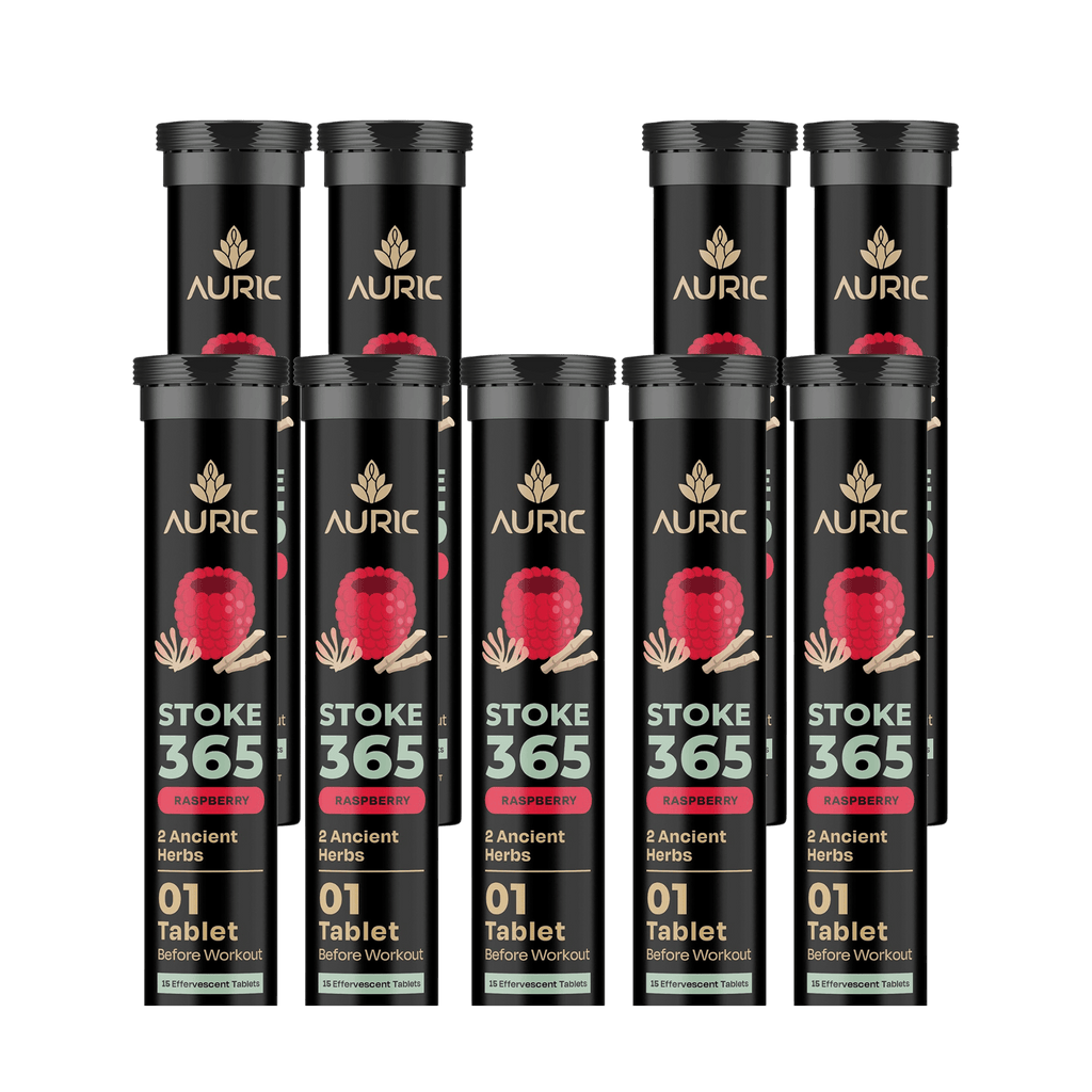 Auric STOKE365 Effervescent Tablets | Raspberry Flavour | Grocsy