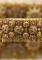 Jewel City Exquisite Kundan Choker Necklace Set | Grocsy