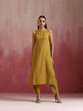 trueBrowns Mustard Cotton Kurta Set | Grocsy