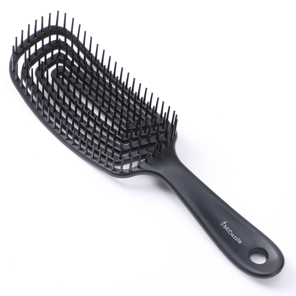 MiDazzle Hair Brush (Black 3D) MIHB0015 | Grocsy