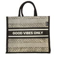 MiDazzle Shopping Bag (Good Vibes Only) JdCSB1106 | Grocsy