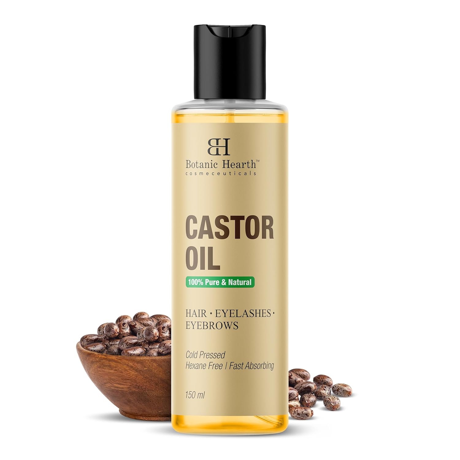 Botanic Hearth 100% Pure & Natural Cold Pressed Castor Oil | Grocsy
