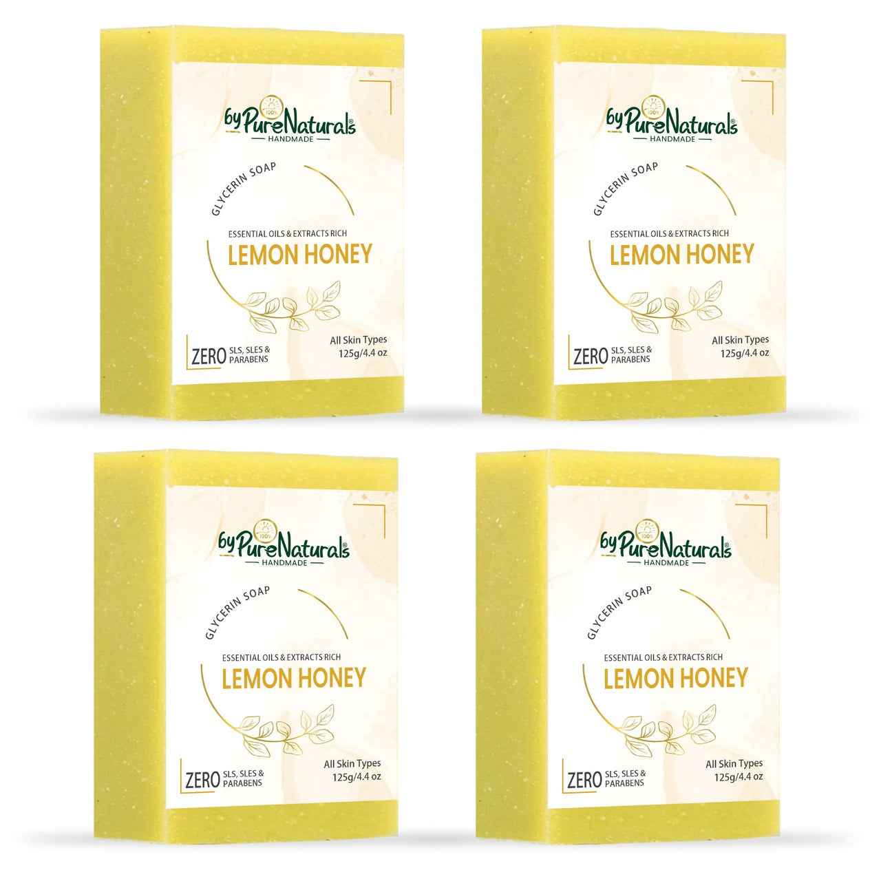byPureNaturals Lemon Honey Soap | Grocsy