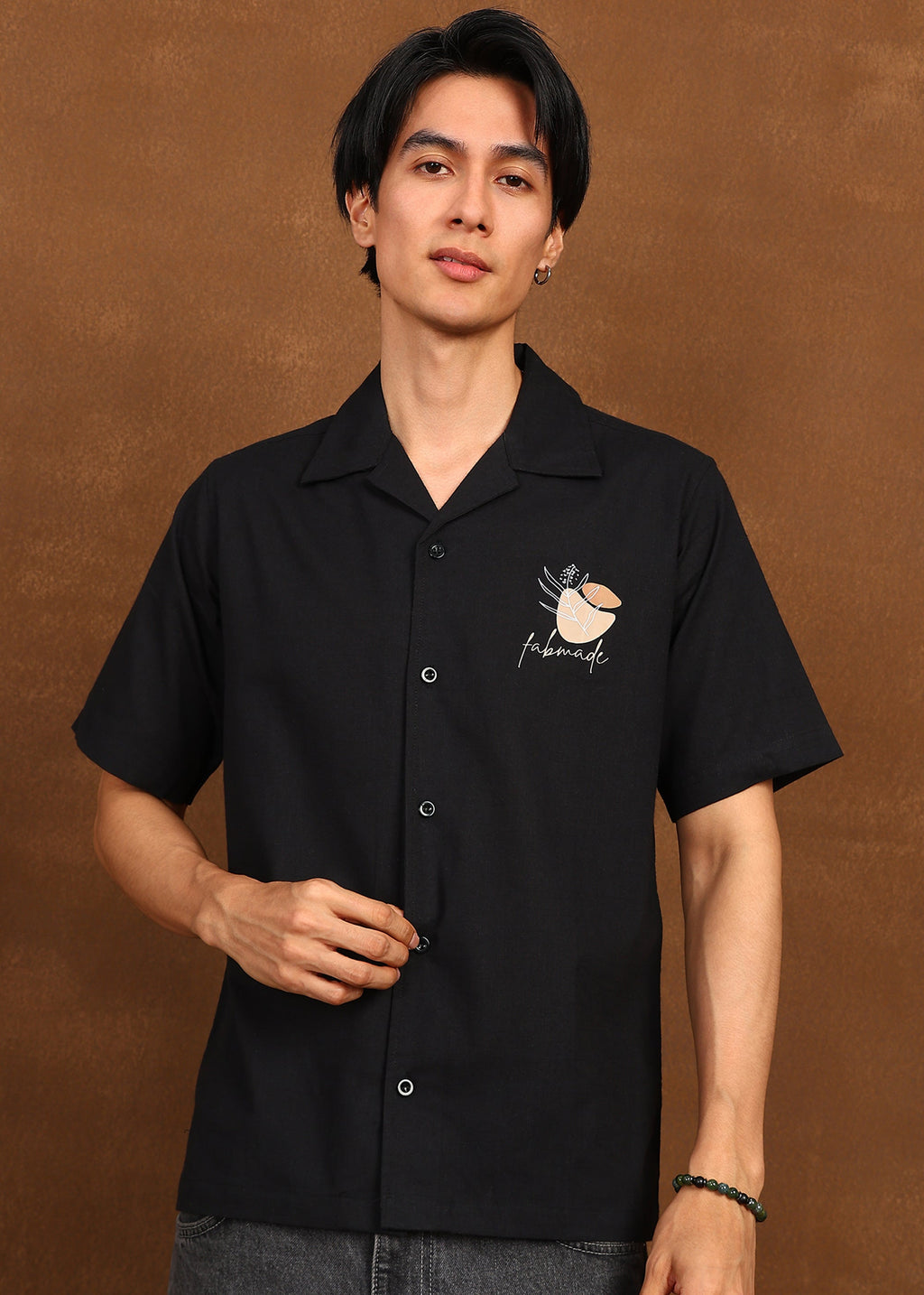 Fabmade Noir Emblem Shirt | Grocsy