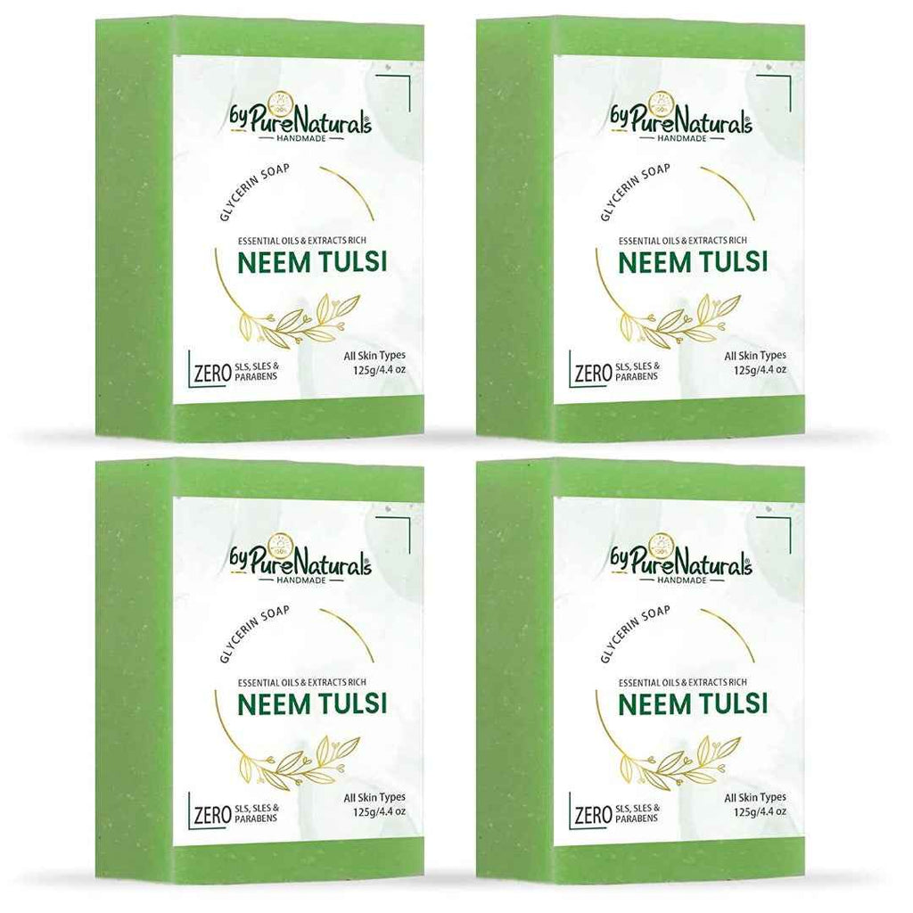 byPureNaturals Neem Tulsi Soap | Grocsy