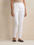 trueBrowns White Woollen Leggings | Grocsy
