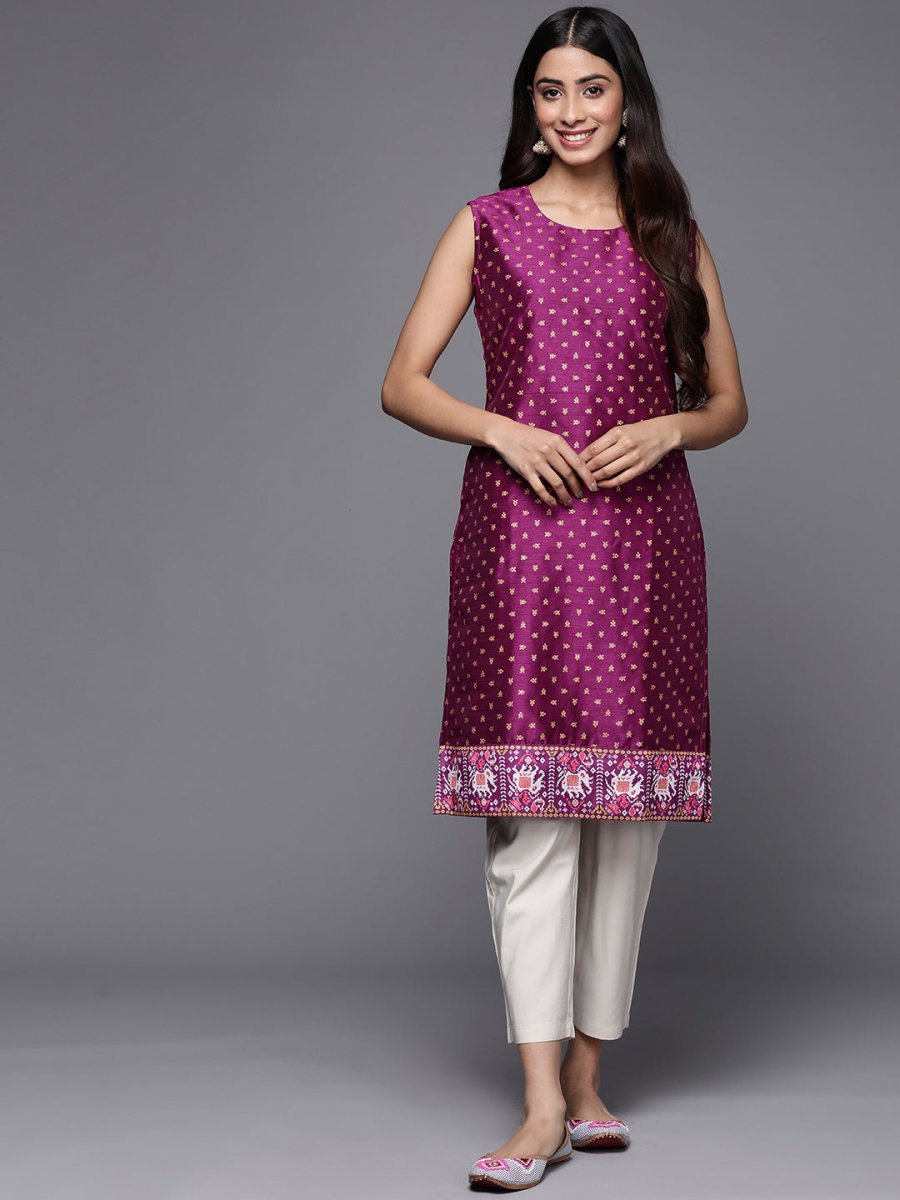 Ahalyaa Ethnic Print Tunic | Grocsy