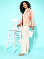 Ahalyaa Women Printed Blazer | Grocsy