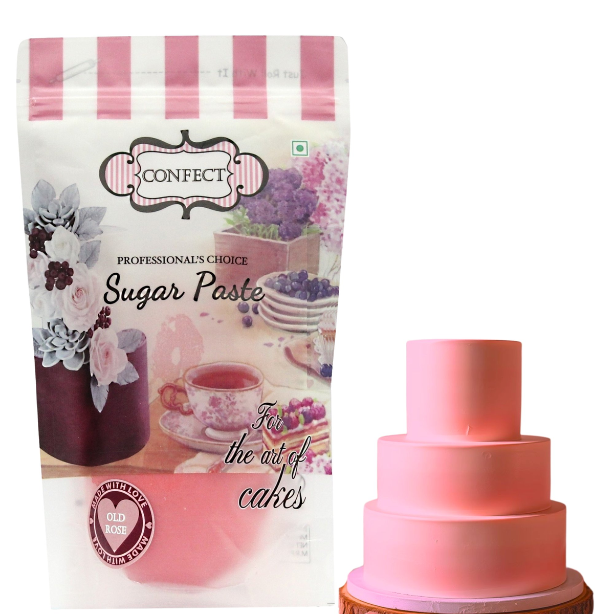 Confect Old Rose Fondant | Edible Sugarpaste | Grocsy
