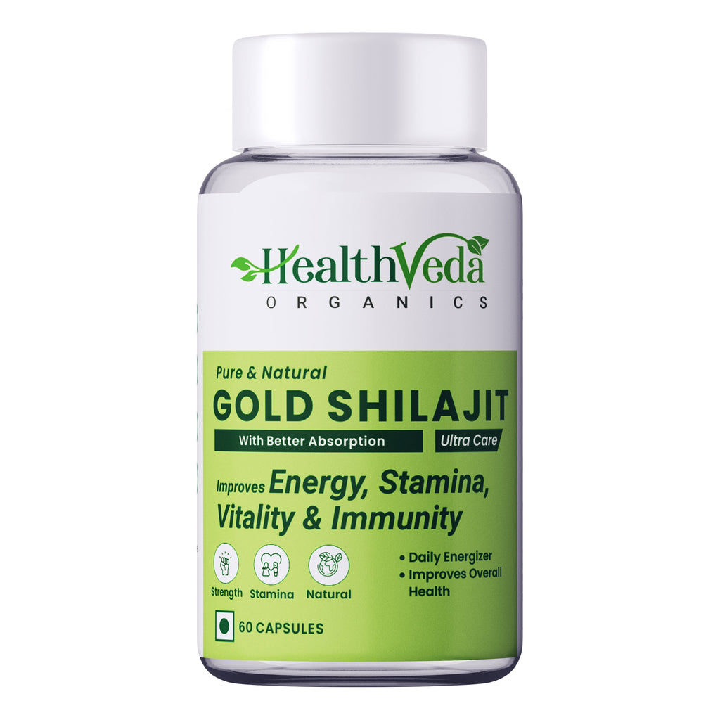 Health Veda Organics Gold SJ Veg Capsules | Grocsy