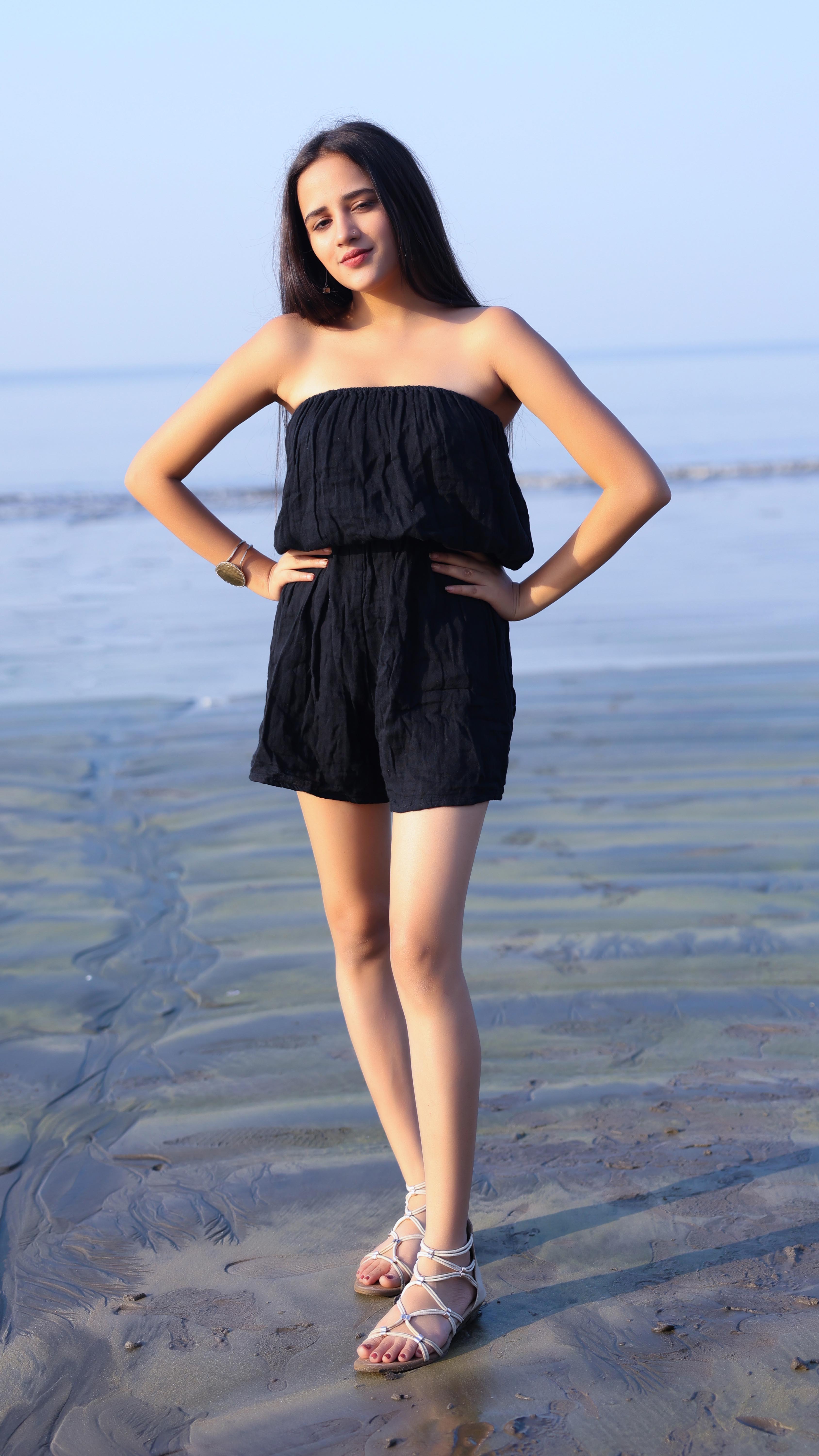 Noroke Cotton Crepe Crinkled Play Suit | Grocsy