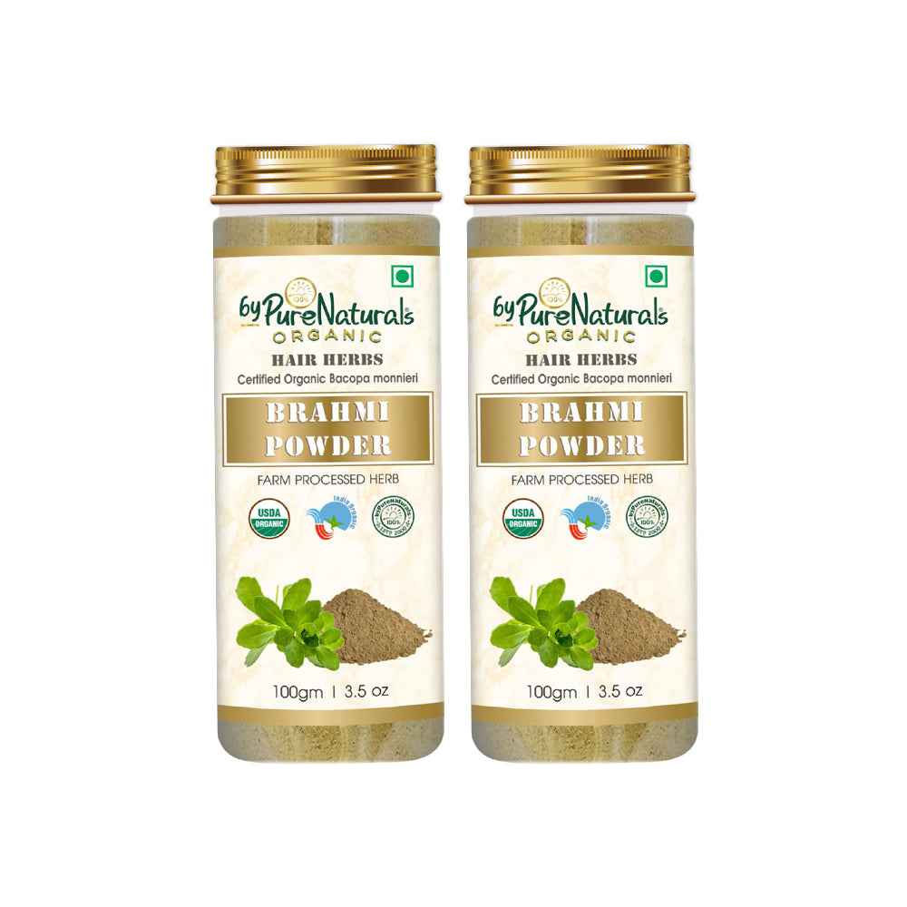 byPureNaturals Organic Brahmi Powder | Grocsy