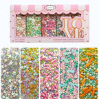 Confect Spring Sprinkles Edible | Vermecelli, Pearls & Stars Sprinkles Pack of 5 (EAST 4) - 100Gms | Grocsy