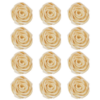 Confect Pearl | Edible Metallic Sugar Roses Topper | Grocsy
