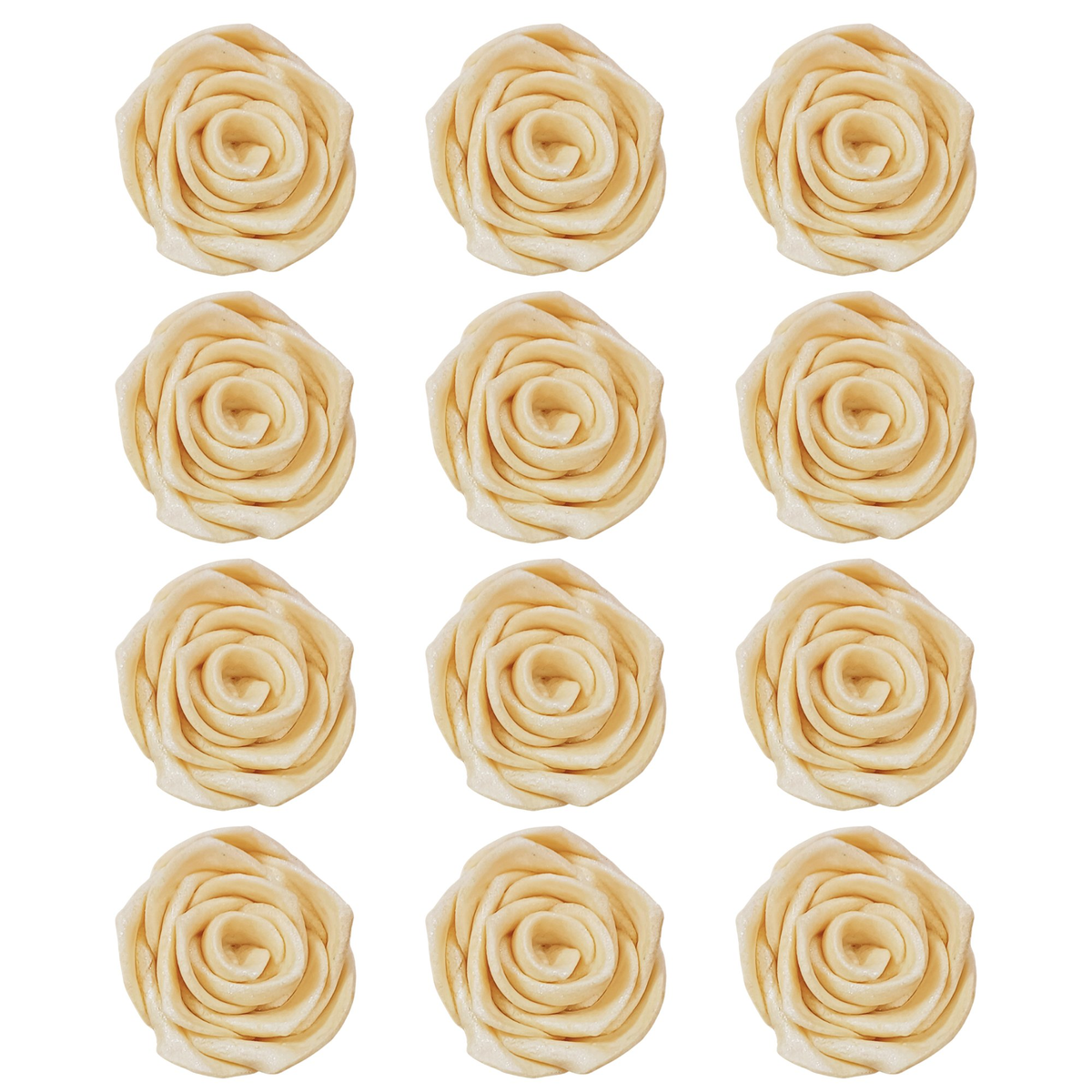 Confect Pearl | Edible Metallic Sugar Roses Topper | Grocsy