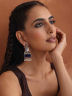trueBrowns Silver Tone Bird Earrings | Grocsy