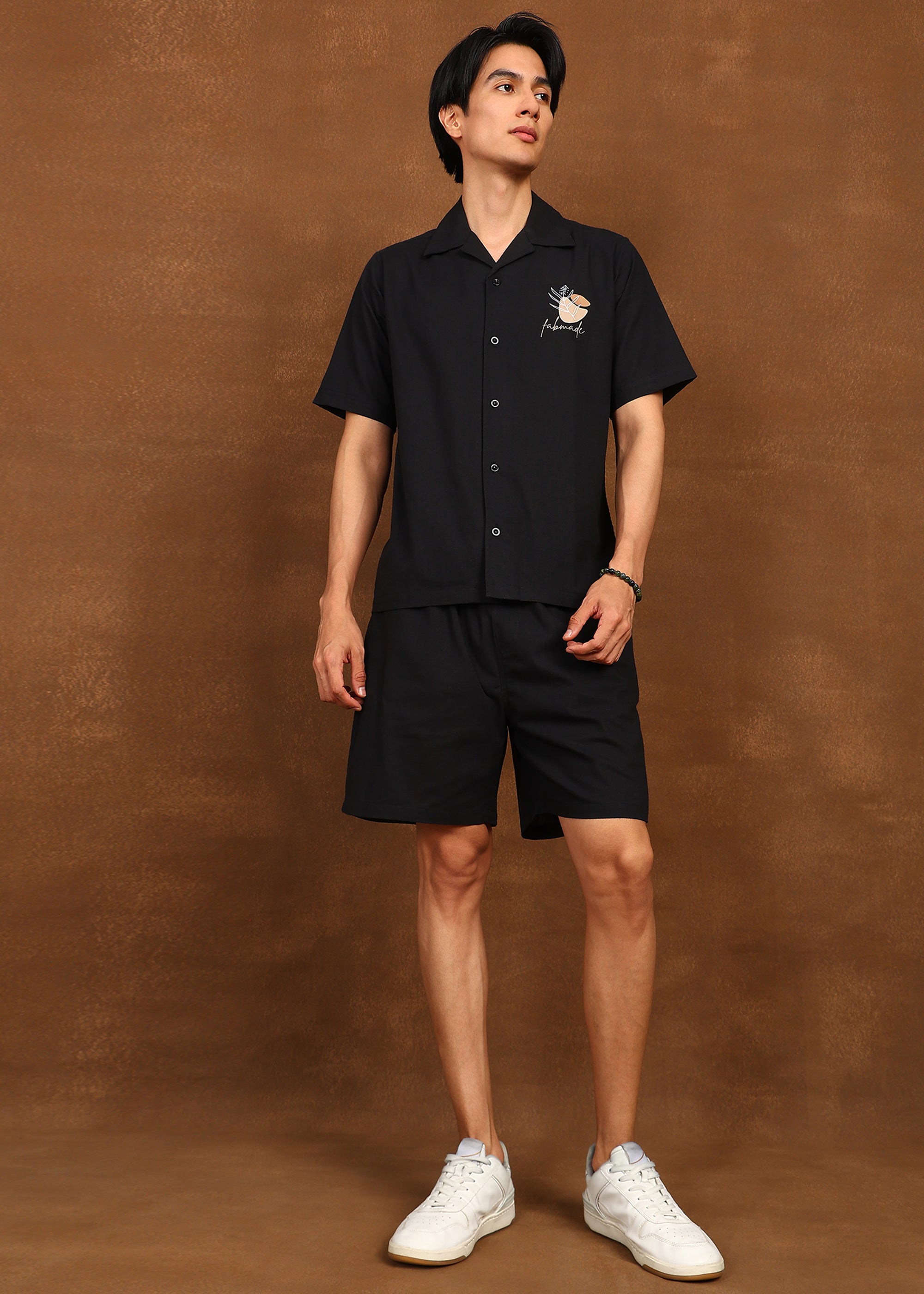 Fabmade Noir Emblem Co-Ord Set | Grocsy