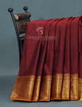 Kalanetha Maroon Coloured Pure Narayanpet Cotton Saree By Gayathri Reddy Designer Studio | Grocsy