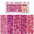 Confect Valentine Sprinkles | 12 Edible Decoration for Baking & Dessert | Grocsy