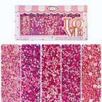 Confect Valentine Sprinkles | 12 Edible Decoration for Baking & Dessert | Grocsy