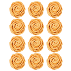 Confect Gold | Edible Metallic Sugar Roses Topper | Grocsy
